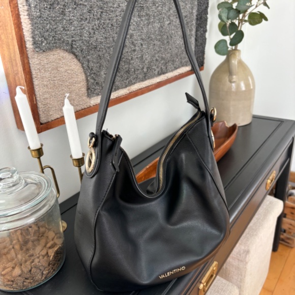 Valentino Leather slouch shoulder bag - Picture 3 of 10